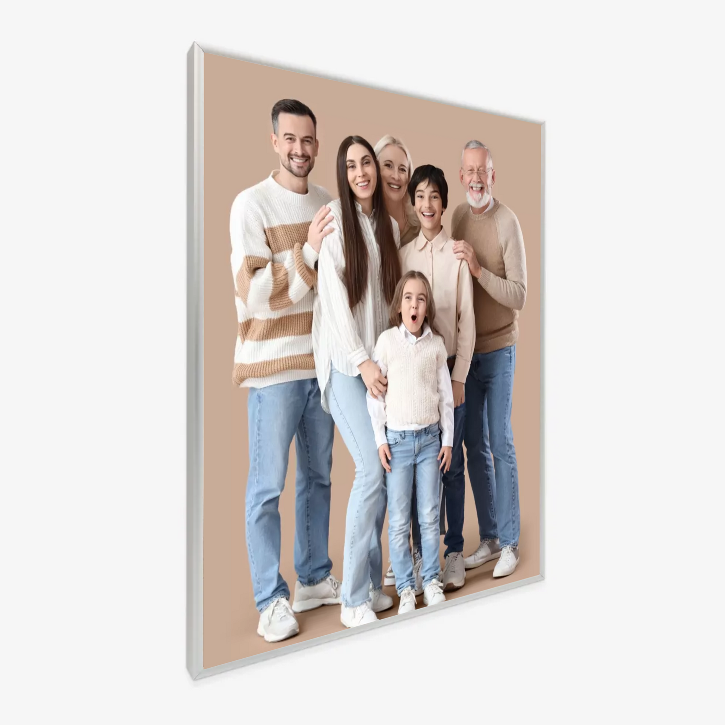 Bild mit eigenem Foto im Rahmen