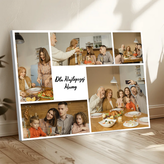 Leinwandbild für die Großeltern Collage