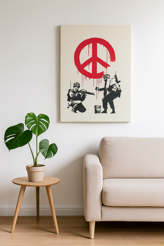 Obraz street art na płótnie lub w ramie – Peace Soldiers