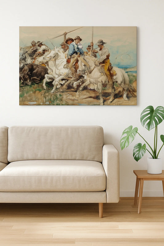 Obraz na płótnie lub w ramie - Złapani w pędzie