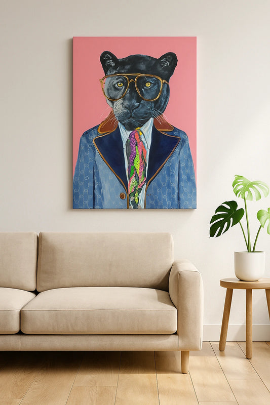 Obraz na płótnie lub w ramie - Stylowy Pantera