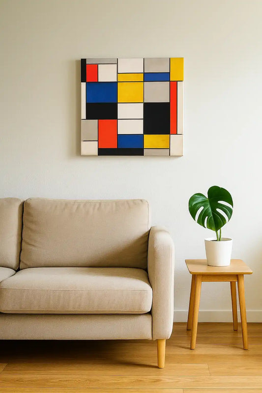 Obraz na płótnie lub w ramie - Geometria Koloru