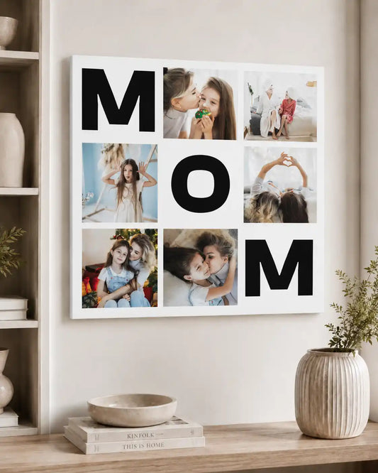 Obraz ze zdjęcia na płótnie dla Mamy kolaż MOM