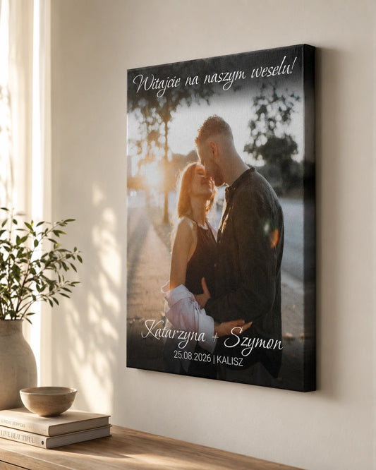 Obraz na płótnie ze zdjęciami Wesele