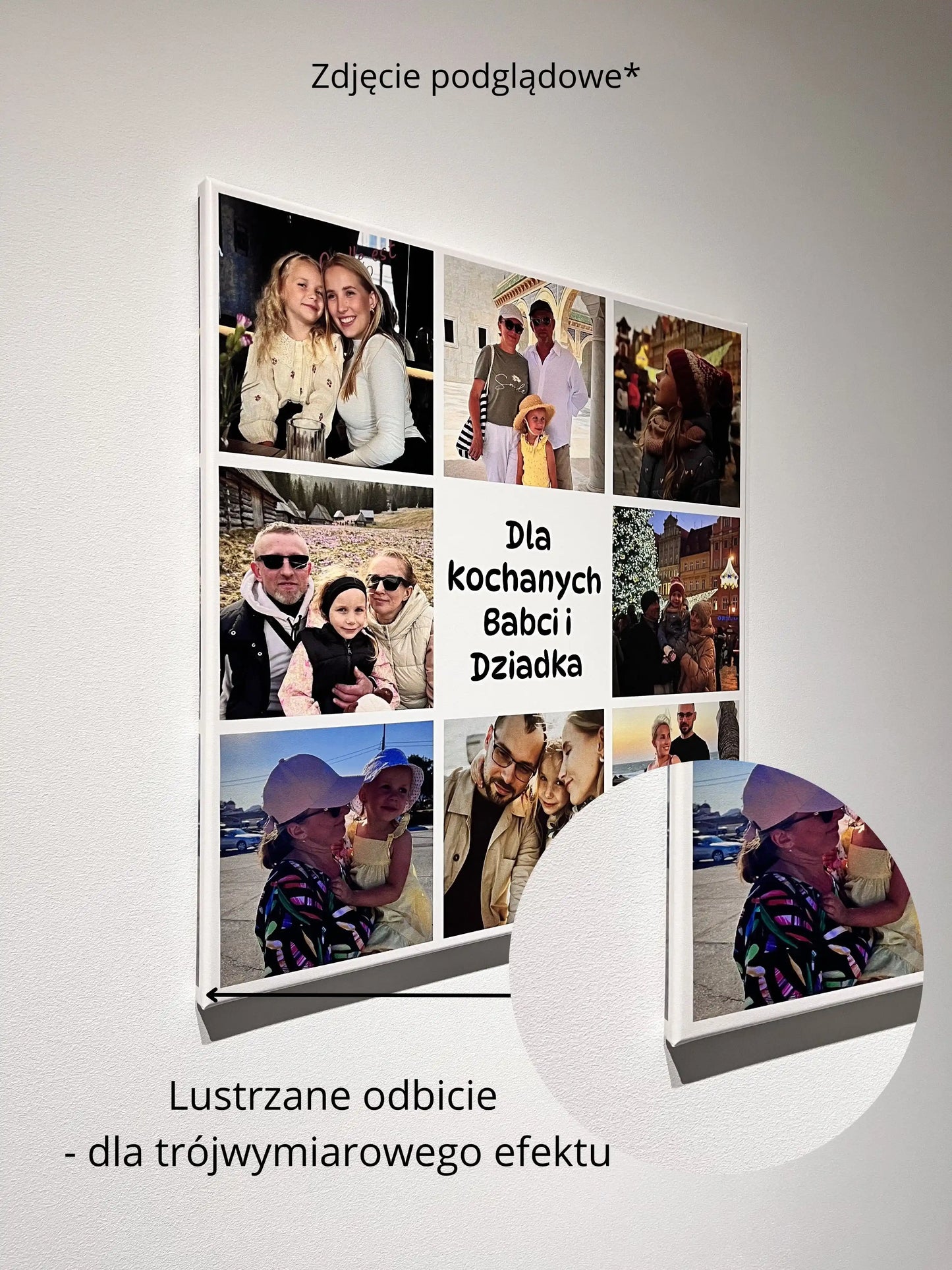 Obraz ze zdjęcia na płótnie dla Mamy kolaż MOM