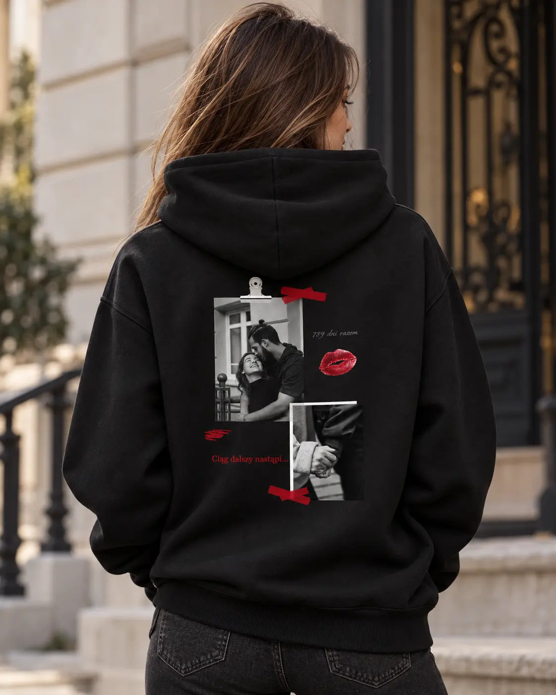 Bluza Personalizowana dla Par z 2 Zdjęciami – Prezent dla Chłopaka lub Dziewczyny
