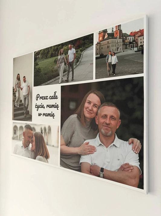 Obraz na płótnie kolaż dla Rodziny