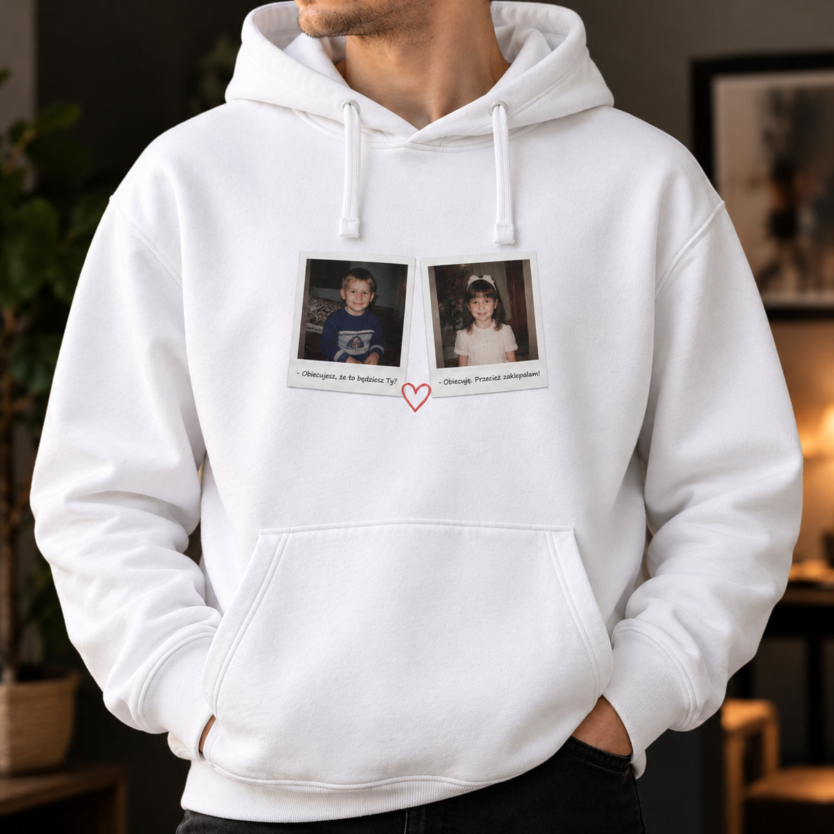 Bluza z własnymi zdjęciami i tekstem – Personalizowana