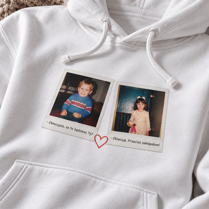 Bluza z własnymi zdjęciami i tekstem – Personalizowana