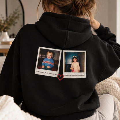 Bluza z własnymi zdjęciami i tekstem – Personalizowana