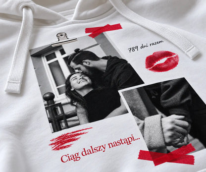 Bluza Personalizowana dla Par z 2 Zdjęciami – Prezent dla Chłopaka lub Dziewczyny