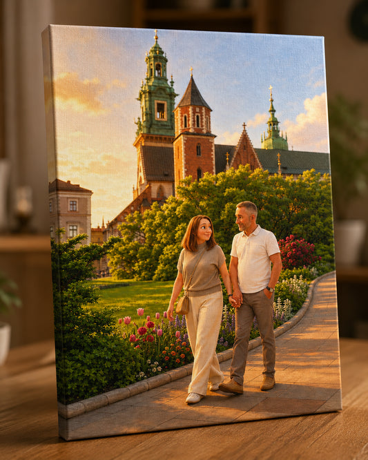 Obraz na płótnie ze zdjęcia w stylu KRESKÓWKI