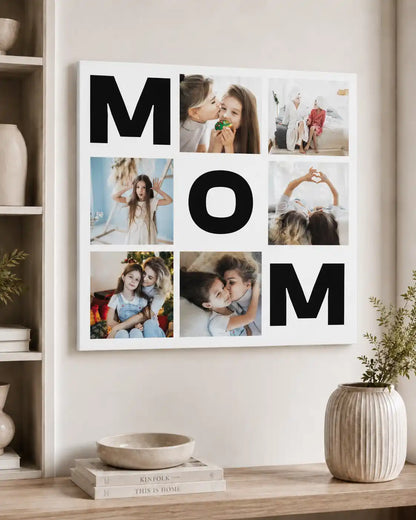 Obraz ze zdjęcia na płótnie dla Mamy kolaż MOM
