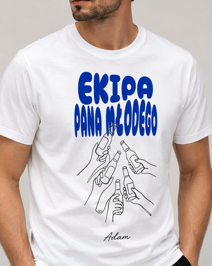 Personalizowana Koszulka Ekipa Pana Młodego
