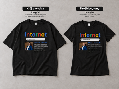Personalizowana koszulka „Najlepszy Szef” ze zdjęciem