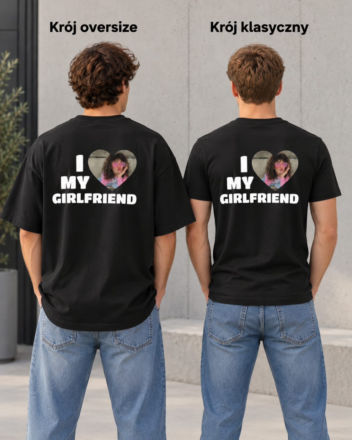 Koszulka personalizowana I love my girlfriend