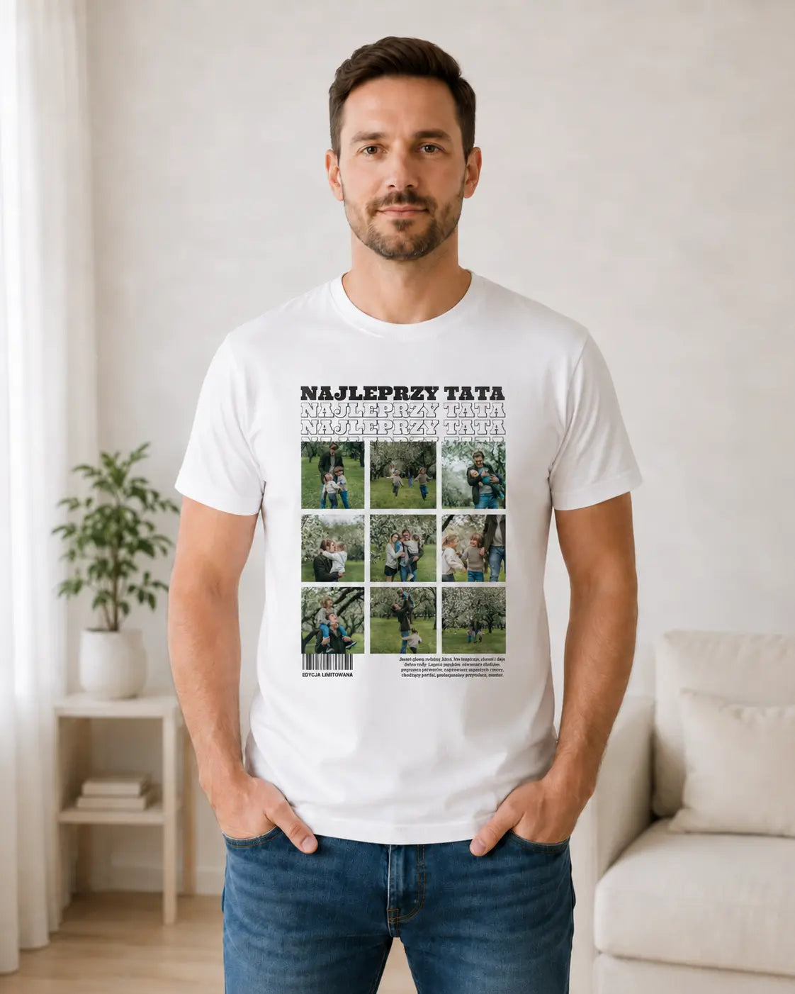 Personalizowana Koszulka na Dzień Taty Najlepszy Tata