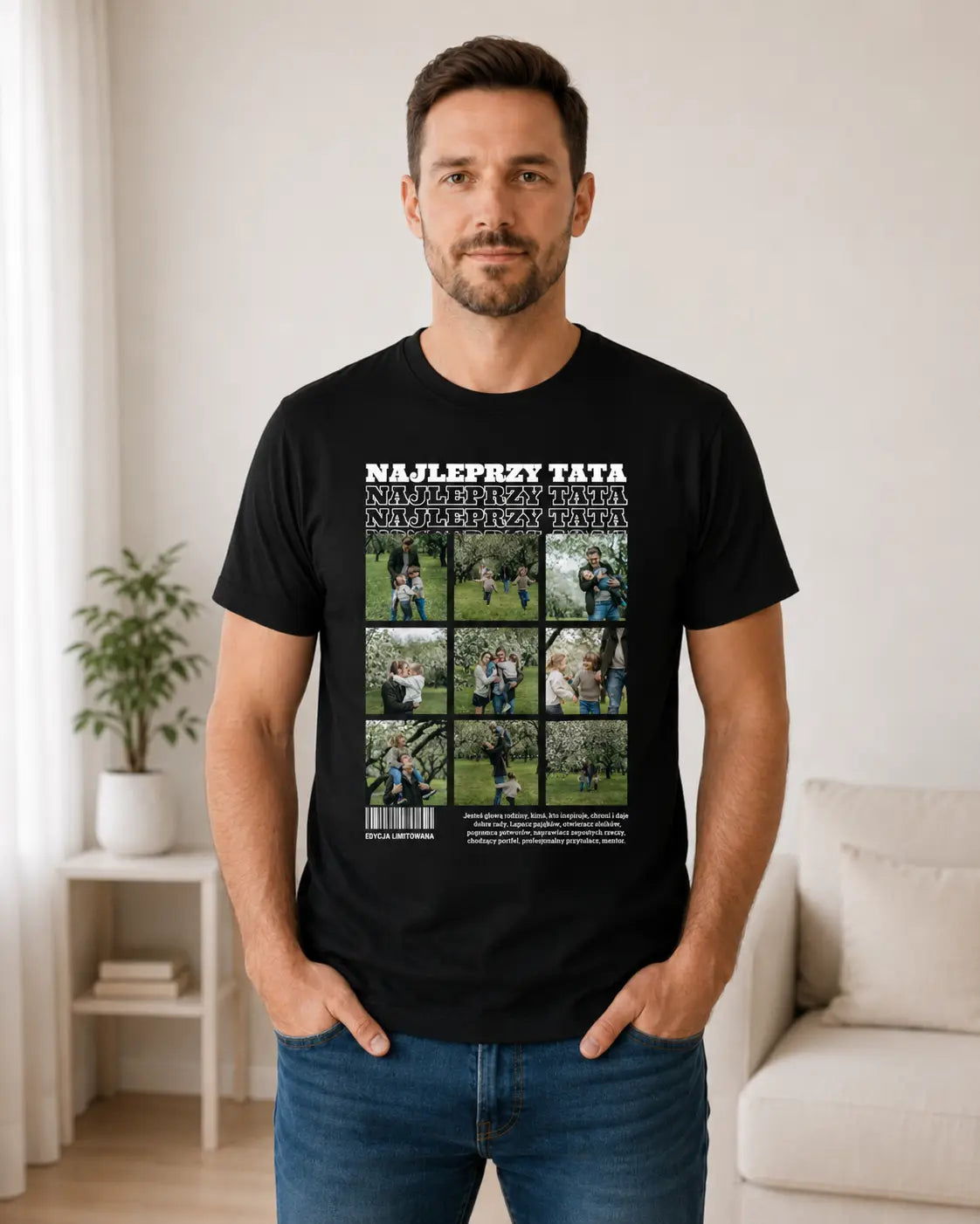 Personalizowana Koszulka na Dzień Taty Najlepszy Tata