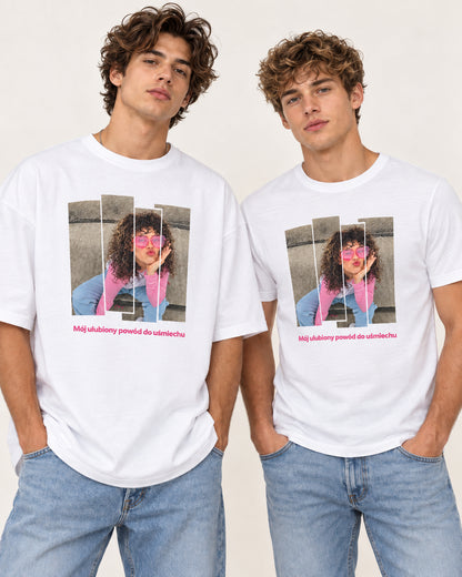 Koszulka personalizowana Mój ulubiony powód do uśmiechu