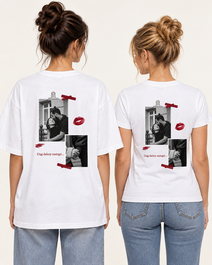 Personalizowana koszulka „Ciąg dalszy nastąpi…” ze zdjęciami