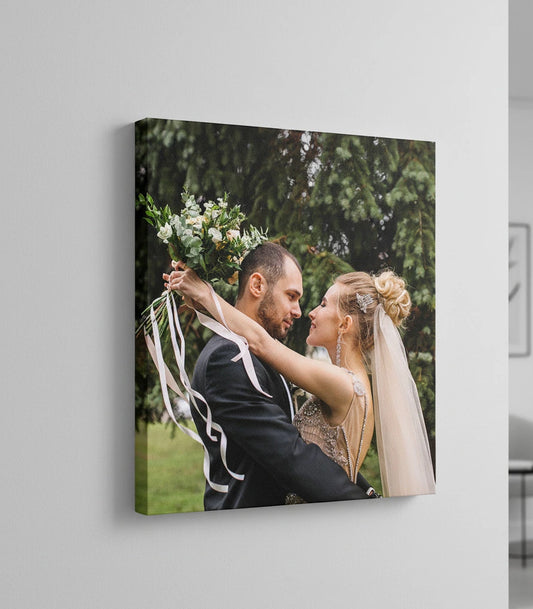 Bild auf Leinwand mit quadratischem Foto