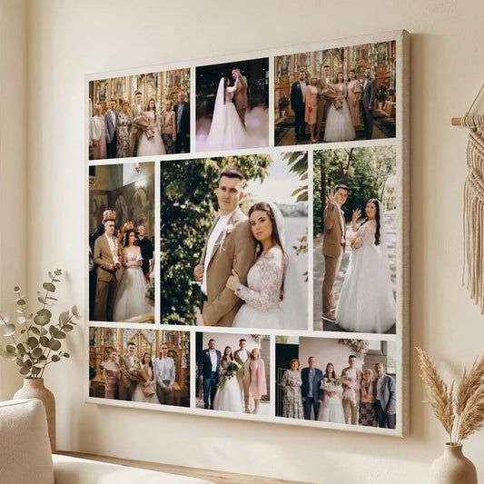 Obraz na płótnie ze zdjęciami Kolaż Kwadrat