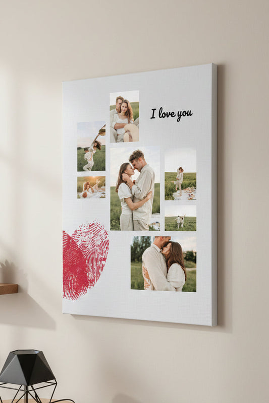 Obraz ze zdjęcia na płótnie Kolaż Walentynkowy 1.0