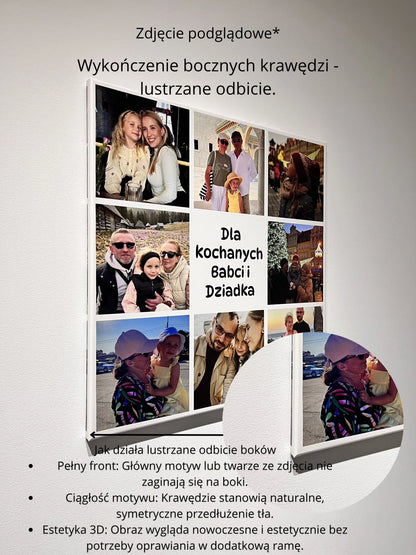 Obraz na płótnie Kolaż Wspomnień Kwadrat