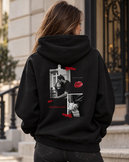 Bluza Personalizowana dla Par z 2 Zdjęciami – Prezent dla Chłopaka lub Dziewczyny