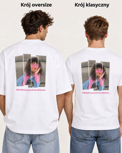 Koszulka personalizowana Mój ulubiony powód do uśmiechu