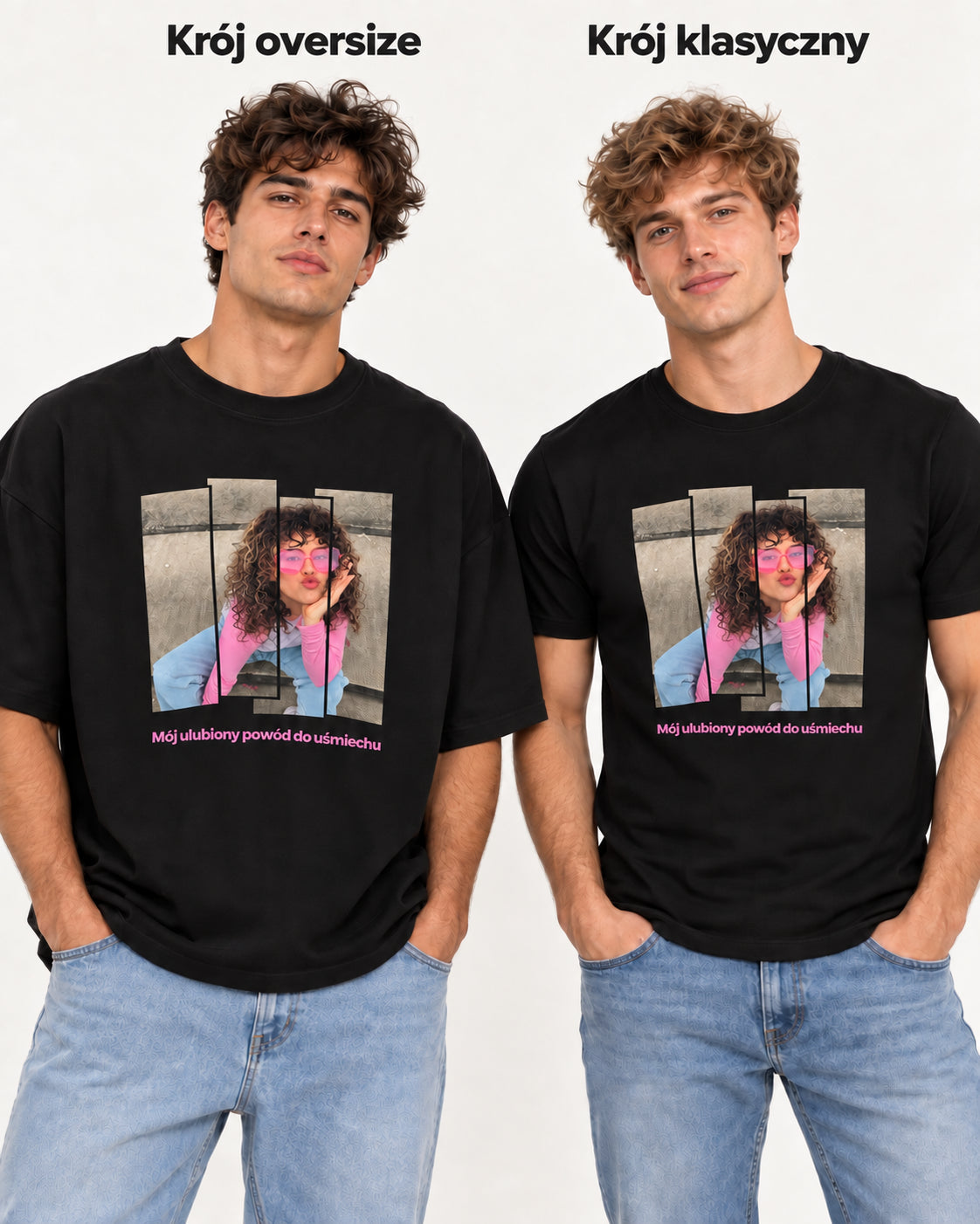 Koszulka personalizowana Mój ulubiony powód do uśmiechu