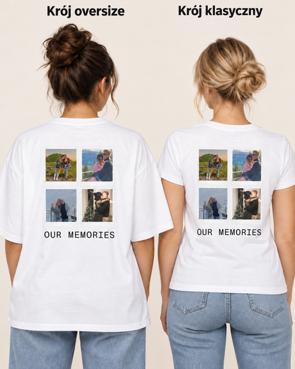 Koszulka personalizowana Nasze wspomnienia