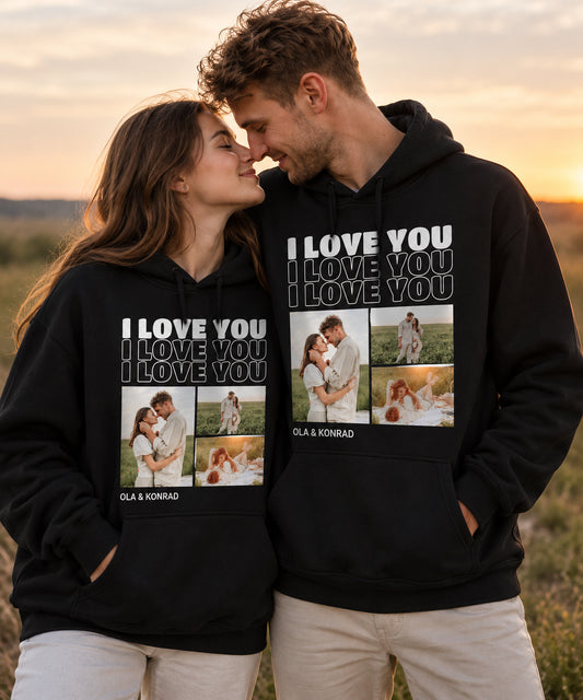 Bluza z własnymi zdjęciami – Personalizowany kolaż 3 zdjęć