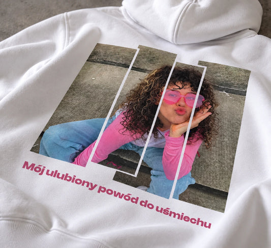Bluza z własnym zdjęciem – Mój ulubiony powód do uśmiechu
