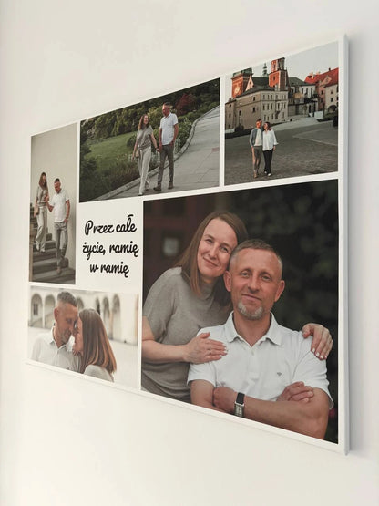 Obraz na płótnie kolaż dla Rodziny