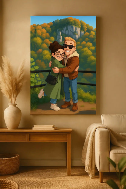 Obraz na płótnie ze zdjęcia w stylu KRESKÓWKI