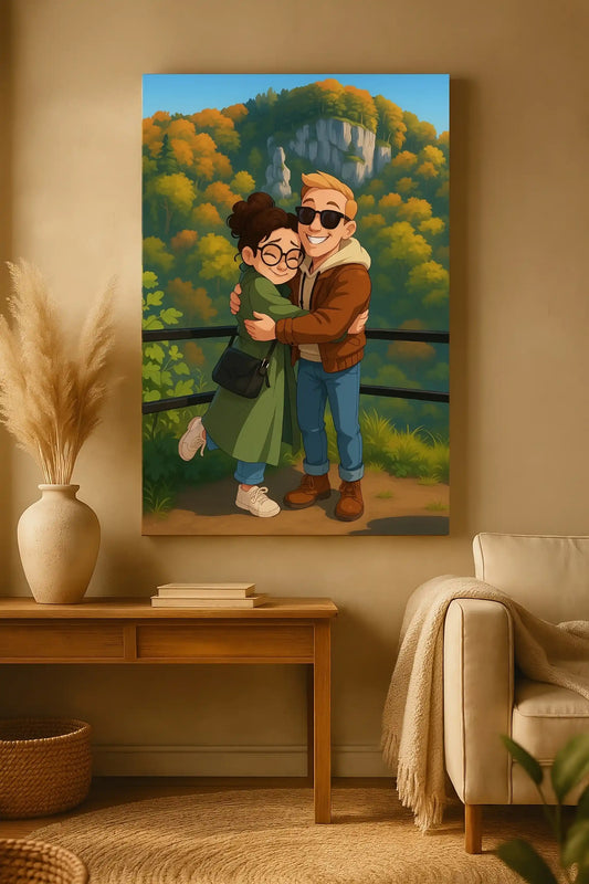 Obraz na płótnie ze zdjęcia w stylu KRESKÓWKI